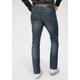 5-Pocket-Jeans TOM TAILOR "MARVIN" Gr. 38, Länge 34, blau (mid stone wash) Herren Jeans 5-Pocket-Jeans