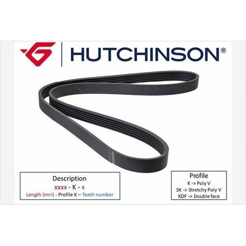 HUTCHINSON Keilrippenriemen für MAZDA R2AX-15-909 1295 K 8