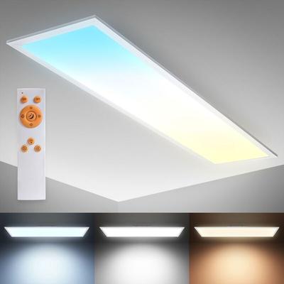 Led Panel Deckenleuchte cct ultraflach dimmbar Wohnzimmer Schlafzimmer Slim weiß - 20