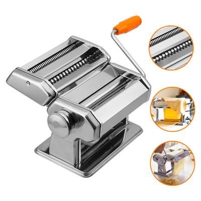VINGO Nudelmaschine aus Edelstahl Pastamaker Pastamaschine Die Nudel Maschine für frische Pasta
