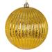 Vickerman 695968 - 6" Gold Mercury Lined Ball Christmas Tree Ornament (4 pack) (N162408)