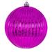 Vickerman 696019 - 6" Fuchsia Mercury Lined Ball Christmas Tree Ornament (4 pack) (N162470)