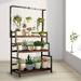 3-Tier Heavy Duty Hanging Plant Stand Shelving Flower Pot Rack