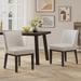 Camas Fabric Upholstered Wood Dining Chairs (Set of 2) by Christopher Knight Home