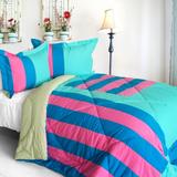 Great Hometown Quilted Patchwork Down Alternative Comforter Set