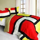 Clownfish Quilted Patchwork Down Alternative Comforter Set (King Size)