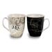 Curata Set of 2 Mr. and Mrs. Together Forever 16 Oz. Mugs