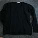 Madewell Sweaters | Black Cashmere Madewell Sweater | Color: Black | Size: Xs