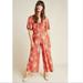 Anthropologie Pants & Jumpsuits | Anthropologie Farm Rio Jacobella Jumpsuit Size Medium | Color: Red | Size: M