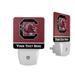 South Carolina Gamecocks Personalized 2-Piece Nightlight Set