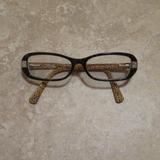 Coach Accessories | Coach Glasses | Plastic Eyeglass Frames | Dark Tortoise | Color: Brown/Silver | Size: Os