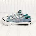 Converse Shoes | Converse Chuck Taylor All Star Youth Gray Lace Up Running Shoes A105 | Color: Gray/Pink | Size: 12g