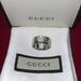 Gucci Jewelry | Gucci Icon 18k White Gold Floral Enamel Ring Band Size 6.5 | Color: Cream/Silver | Size: 6.5