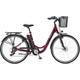 E-Bike TELEFUNKEN "Multitalent RC822" E-Bikes Gr. 48 cm, 28 Zoll (71,12 cm), rot (weinrot) E-Bikes