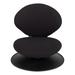 Norwood Commercial Furniture 360-Degree 6" Chair w/ Casters Foam Padding in Black | 17 H x 18 W x 18 D in | Wayfair NOR-ENI225BK-SO