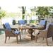 Tommy Bahama Outdoor Harbor Isle Round Dining Table Metal in Brown | 28.75 H x 60 W x 60 D in | Wayfair 3935-875C