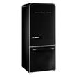 Unique Appliances Classic Retro 30" Frost-Free 17.7 cu. ft. Energy Star Certified Bottom Freezer Refrigerator in Black | Wayfair UGP-510L B AC