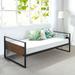 17 Stories Twin Modern Wood Metal Daybed Frame w/ Steel Slats in Black | 26 H x 39 W x 75 D in | Wayfair 29A806F4D4874AD3AD0B4C6515F5BFE4