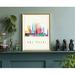 Trinx Abu Dhabi Illustration World Cities Poster, Unframed Print, Home Office Wall Art Poster Paper | 14 H x 11 W x 0.35 D in | Wayfair