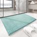 Latitude Run® Non-Slip Indoor Door Mat Synthetics in Green/Blue | 31.49 H x 19.68 W x 0.19 D in | Wayfair 19F31FCF952843D2B18D4BB90491EAA1