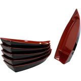 Ebern Designs Tohei Candy/Nut 8-Piece Bowl Set in Black/Red | 2.5 H x 15.5 W x 7 D in | Wayfair 5DFDE917B83D4FD499E386178D4F092F