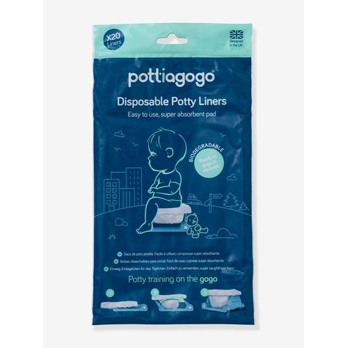 20er-Pack Einwegbeutel für Reise-Töpfchen Pottiagogo™ weiß
