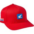 FOX Honda Wing Flexfit Casquette, rouge, taille S M