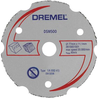 Dremel - DSM500 2615S500JB Trennscheibe gerade 77 mm 1 St. Hartholz, Weichholz, Sperrholz, Laminat,