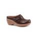 Women's Mackay Clog by SoftWalk in Dark Brown (Size 12 M)