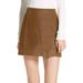 Free People Skirts | Free People Modern Femme Vegan Mini Skirt Chestnut | Color: Brown/Tan | Size: 6