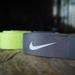 Nike Accessories | Nike Men's Sleek Modern Plaque Belt | Color: Gray/Yellow | Size: Os