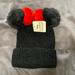 Disney Accessories | Minnie Mouse Hat | Color: Black/Red | Size: Osg