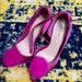 Nine West Shoes | Hot Pink Pom Pom Heels... | Color: Pink | Size: 6