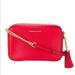 Michael Kors Bags | Michael Kors Jet Set Mid Camera Leather Bag | Color: Red | Size: Os