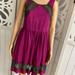 Free People Dresses | Free People Size 6 Sleeveless Summer Dress | Color: Black/Pink | Size: 6