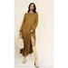 Free People Dresses | Free People Fp Beach Jilly Midi Dress Size Meduim | Color: Brown/Green | Size: M