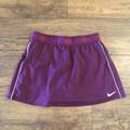 Nike Skirts | Nike Womens Skort Size M Dri-Fit Tennis Golf Garnet Burgundy Skirt Purple | Color: Purple | Size: M
