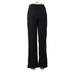 Fashion Bug Dress Pants - Low Rise Flared Leg Boyfriend: Black Bottoms - Women's Size 6