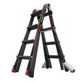 Little Giant Ladders 1304-017 Velocity PRO Multi-purpose Ladders, 4 Tread, Superior Anodised Finish, EN131