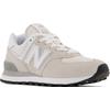 Sneaker NEW BALANCE "WL574 Core", Gr. 41, beige (sanftes weiß, grau), Leder, Textil, sportlich, Schuhe