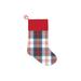 Andover Mills™ Morris Plaid Stocking Cotton in Blue/Red/White | 20 H x 8.5 W in | Wayfair 917393A5A64749008CD8F30F00CF1ABA