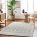 Asuka 27" x 45" Modern Wool Ink/Off White/Nickel/Smoke/Gray/Ivory/Black Area Rug - Hauteloom