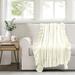 Lush Decor Reyna Soft Knitted Ruffle All-Season Throw Blanket