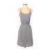 Old Navy Casual Dress - Mini Scoop Neck Sleeveless: Gray Print Dresses - Women's Size X-Small
