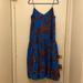 Anthropologie Dresses | Anthropologie Spaghetti Strap Drop Waist Dress In Cobalt Blue | Color: Blue | Size: M