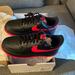 Nike Shoes | Nike Air Force 1 Low In Black/Red Size 6 Mens Size 7.5 Women | Color: Black/Red | Size: 6