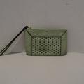 Kate Spade Bags | Kate Spade Mercer Isle Bee Perforated Mint Green Leather Wristlet Coin Purse | Color: Green | Size: Os