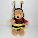 Disney Toys | Bumble Bee Winnie The Pooh Plush Disney Stuffed Animal Golden Bear 14" | Color: Gold | Size: Osbb