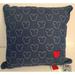 Disney Bedding | Disney Mickey Mouse Icon Blue Denim Throw Pillow 20x20 | Color: Blue | Size: Os