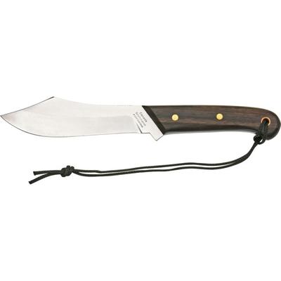 Grohmann Deer and Moose Knife Fixed Blade Knife 5.75in Stainless Blade Rosewood Handle GR108